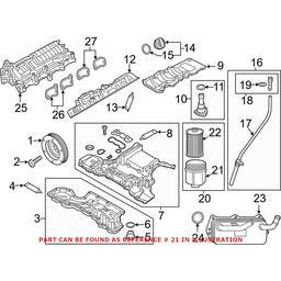 Audi Engine Oil Filter Housing Cover 079115433C